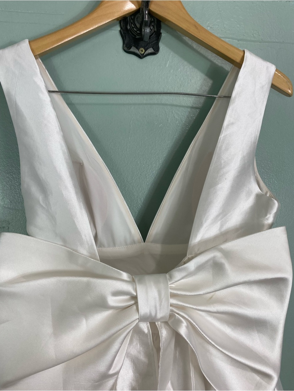 Hutch Sleeveless V-Neck Bow Back Tiered A-Line Maxi Dress Size 2 Iridescent - Picture 7 of 8